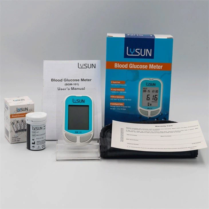 Lysun Wholesale Blood Glucose Meter Glucometro Blood Sugar Monitoring