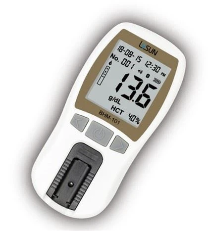 Lysunin elektroninen digitaalinen HB-mittari hemoglobiinianalysaattori