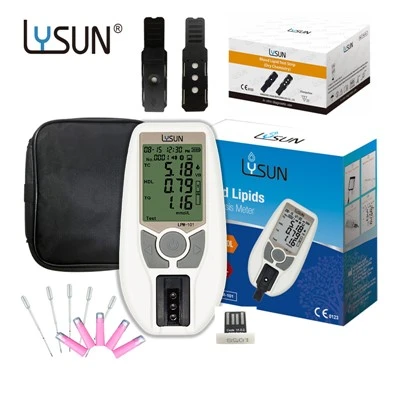 Lysun Fast Testing Kolesterolimittari Veren lipidianalysaattorin analyysimittari