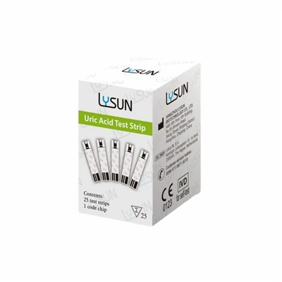 Lysun virtsahappokoe -nauhat Home Analyzerin nopea virtsahappotestaus