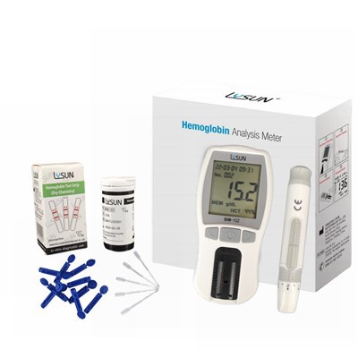 POCT   CE   hyväksytty   hemoglobiini   analysaattori   testi   mittari   ammattilainen   kone   kanssa   testi   nauhat